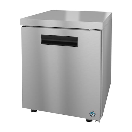 Hoshizaki Freezer, Single Section Undercounter, Stainless Door,  UF27B-LP